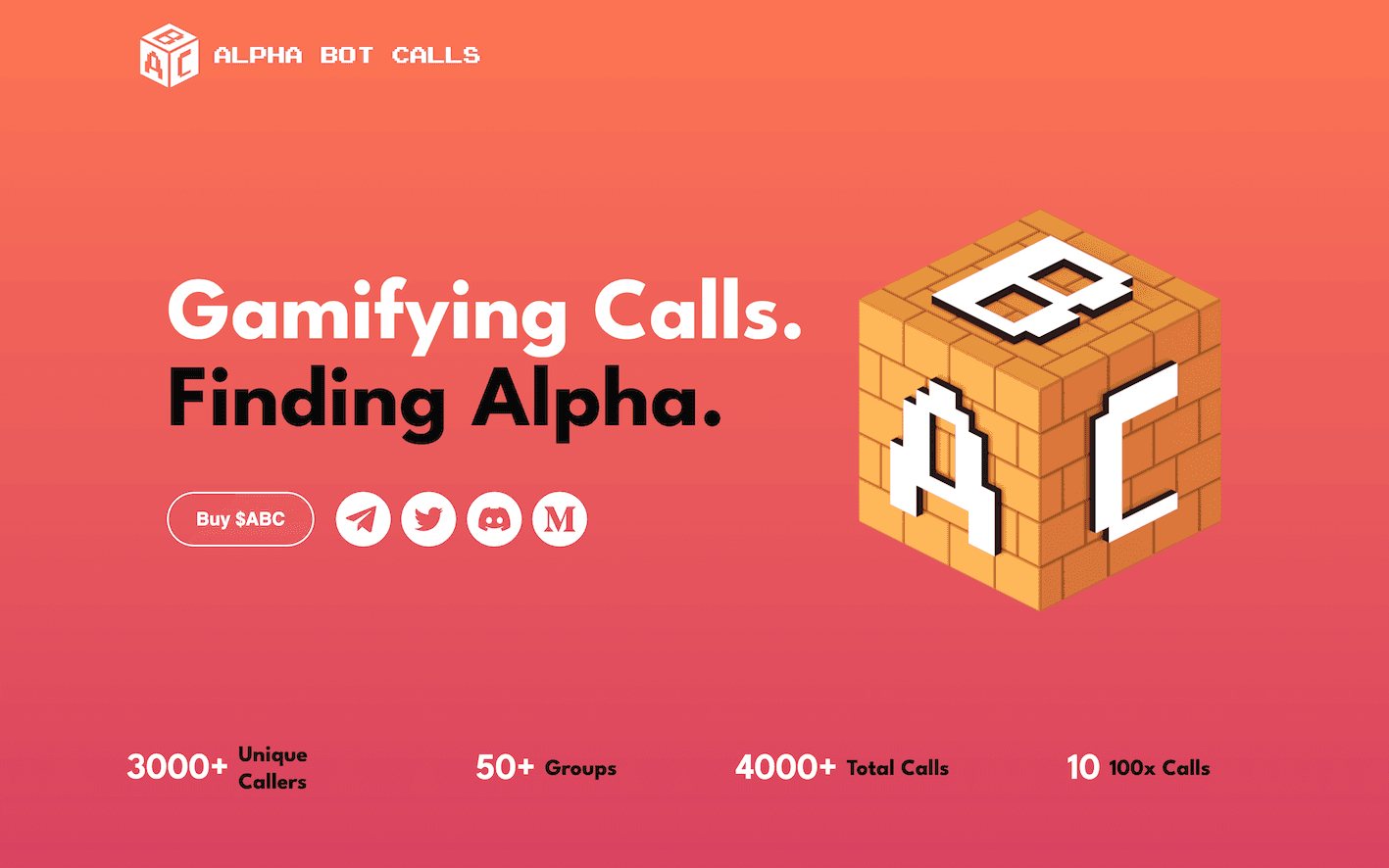AlphaBotCalls project screenshot